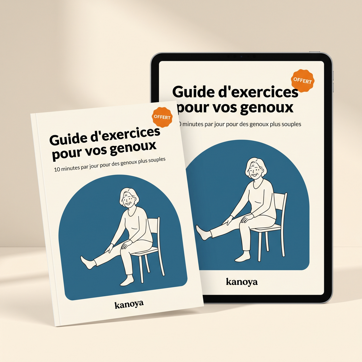 Guide d'exercices pour vos genoux (ebook)